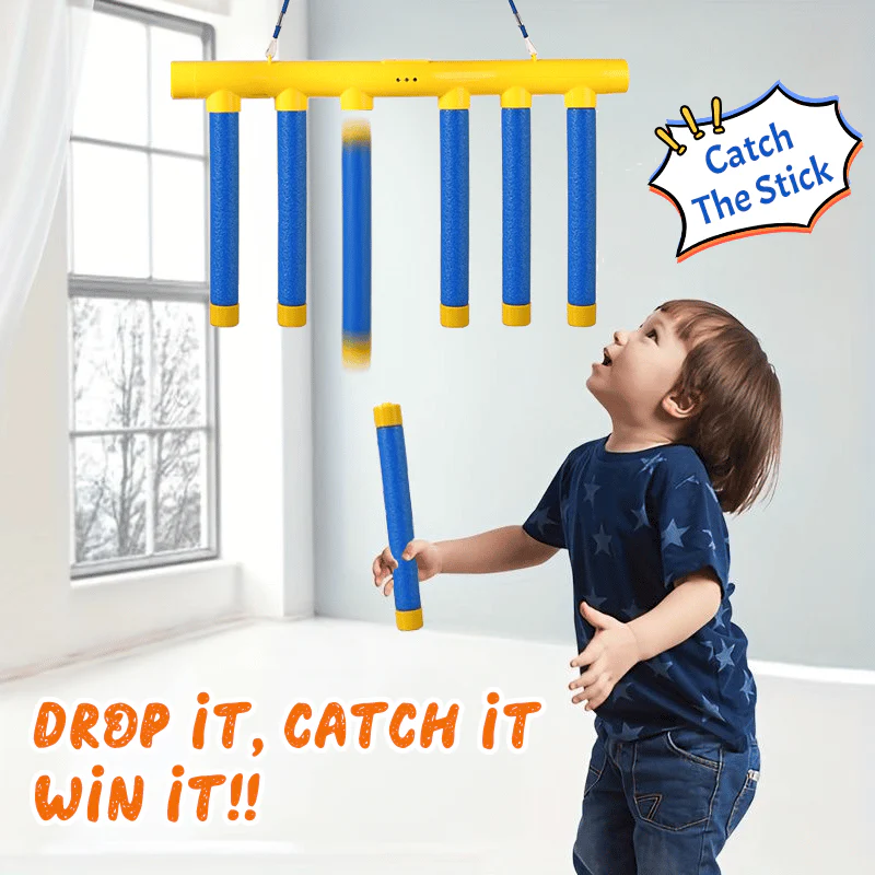 Reflective Drop Stick Challenge Game Set