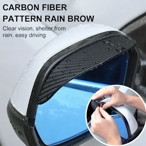 Car Rear View Mirror Rain Eyebrow Visor