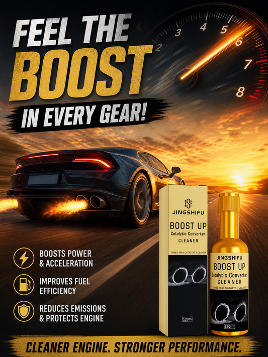 New Arrival🔥 BOOST UP 3-Way Catalytic Converter Cleaner (120ml) – High-Performance Fuel System Treatment for Power Restoration, Fuel Savings & Emission Reduction