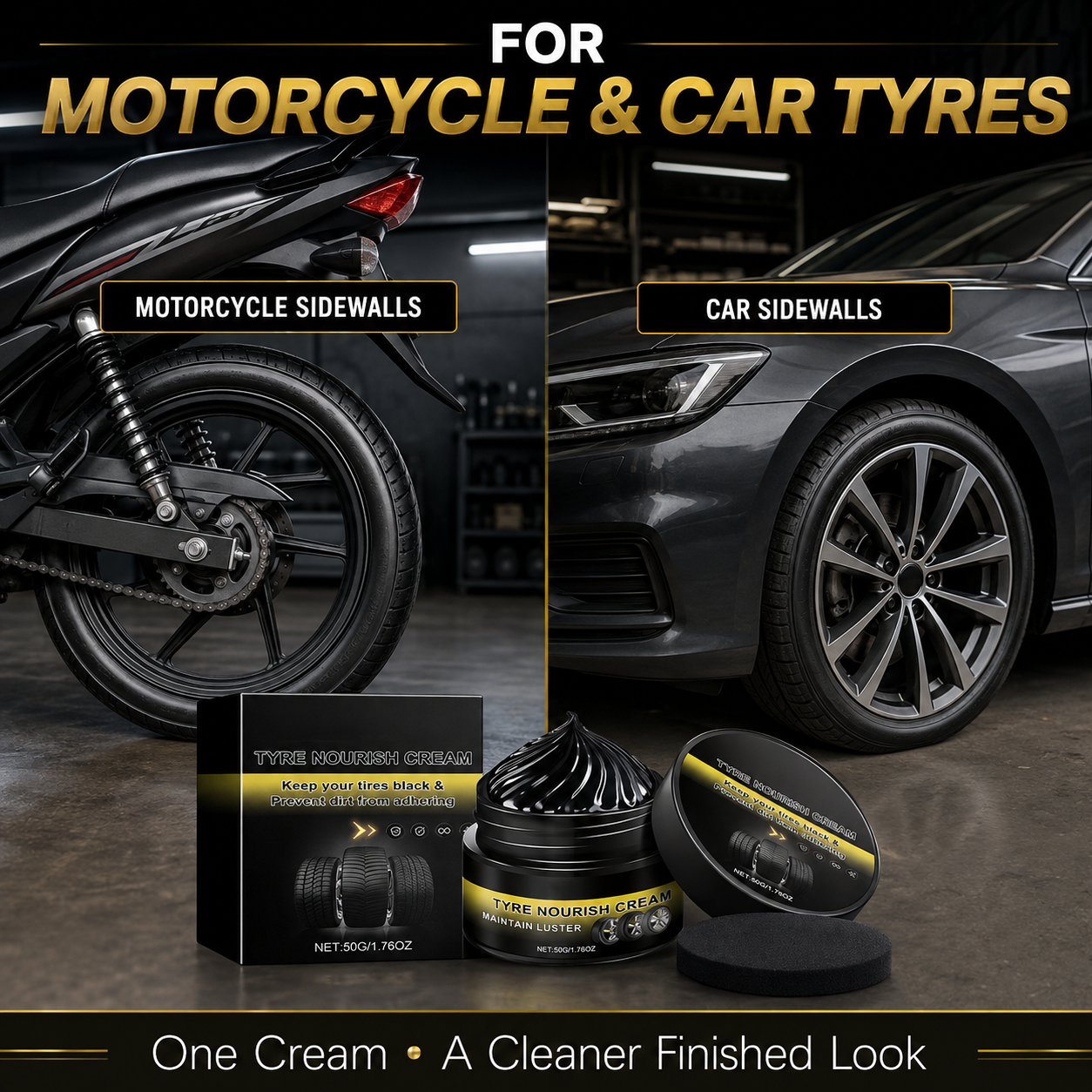 For motorcycle and car tyre sidewalls