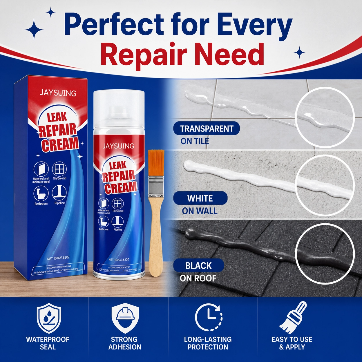 Leak Repair Waterproof Sealing Spray