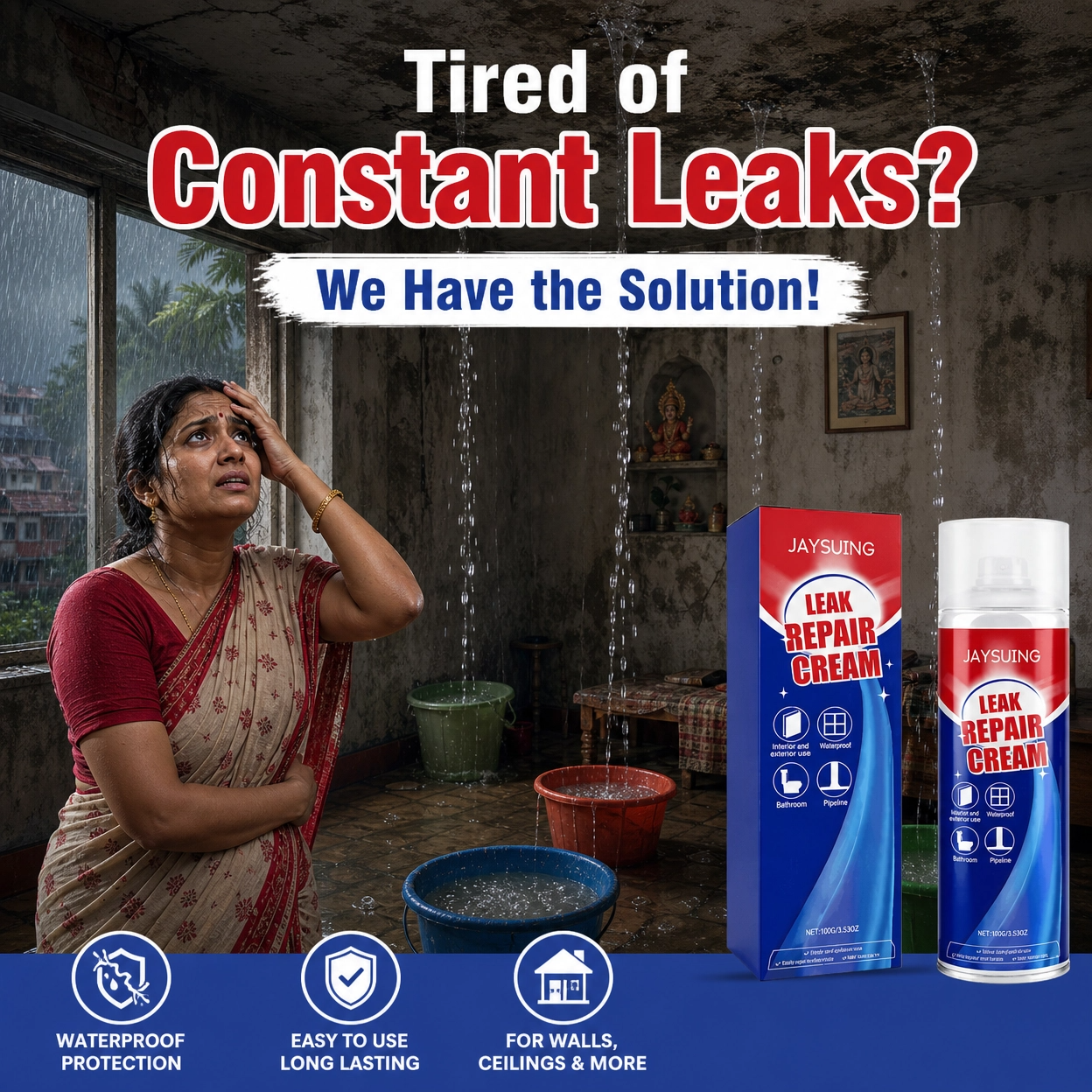 Leak Repair Waterproof Sealing Spray